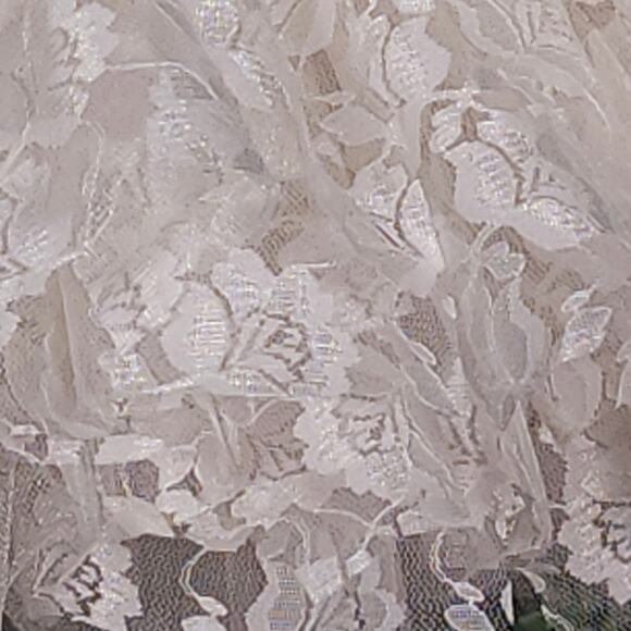 BLACK FRIDAY SALE - Ivory Lace TuTu Dress w/ Matching Headband NWT Size 2T - 3T - Picture 10 of 16